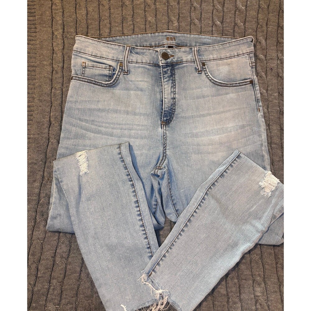 Kut from the Kloth Woman's Distressed Jeans size 14